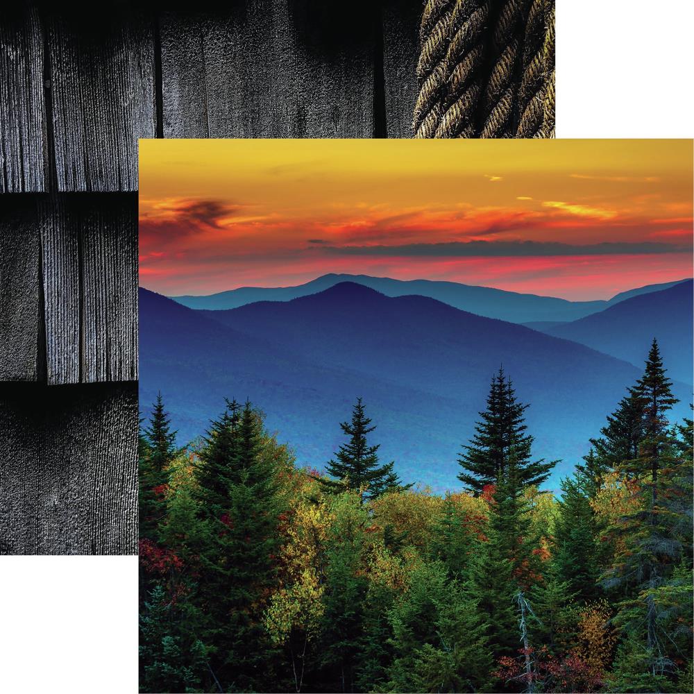 New England Kancamagus Pass - New England Scrapbook Paper