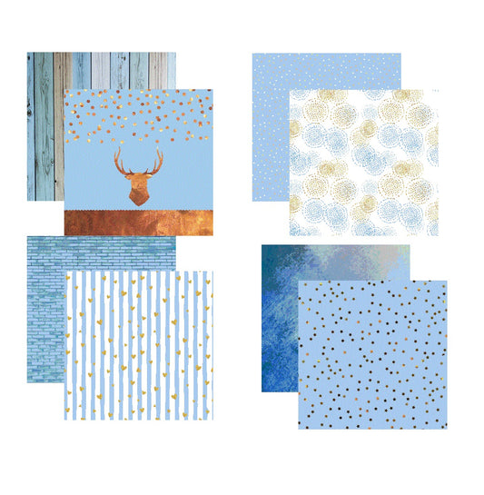 Oh Baby boy Scrapbook Paper Set