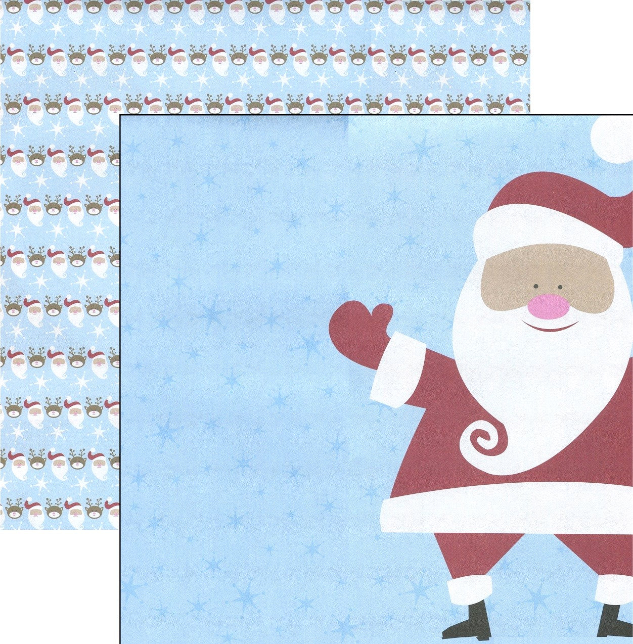 St Nick Santas Workshop Scrapbook Paper