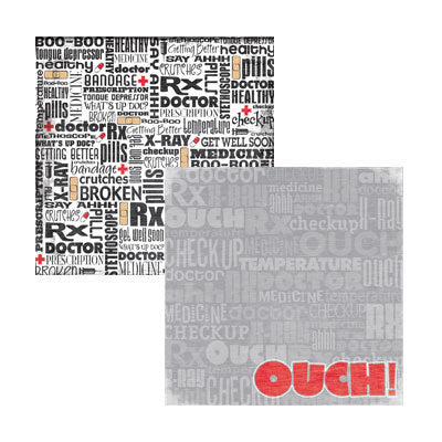 Reminisce Ouch Scrapbook Paper