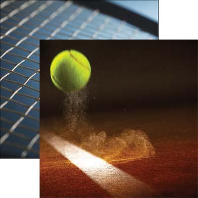 Tennis Winner Scrapbook Paper by Reminisce