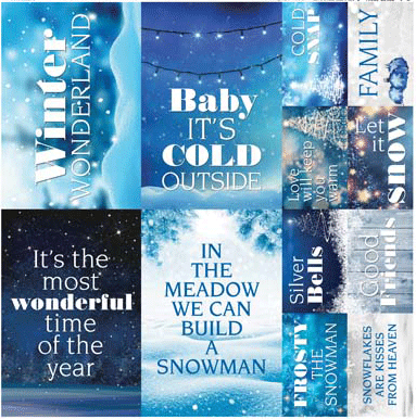 Reminisce Winter Wonderland Stickers