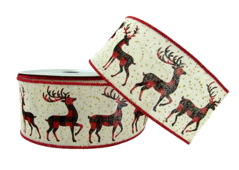 Deer Canvas Ribbon