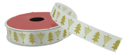 Satin Christmas Tree Ribbon