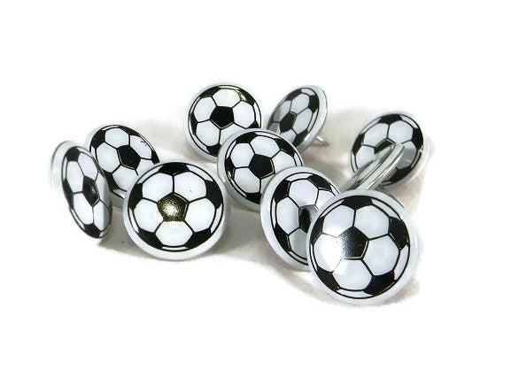 Soccer Ball Brads Paper Fasteners