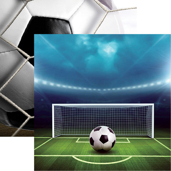 Soccer Goal - The Soccer Collecction Scrapbook Paper