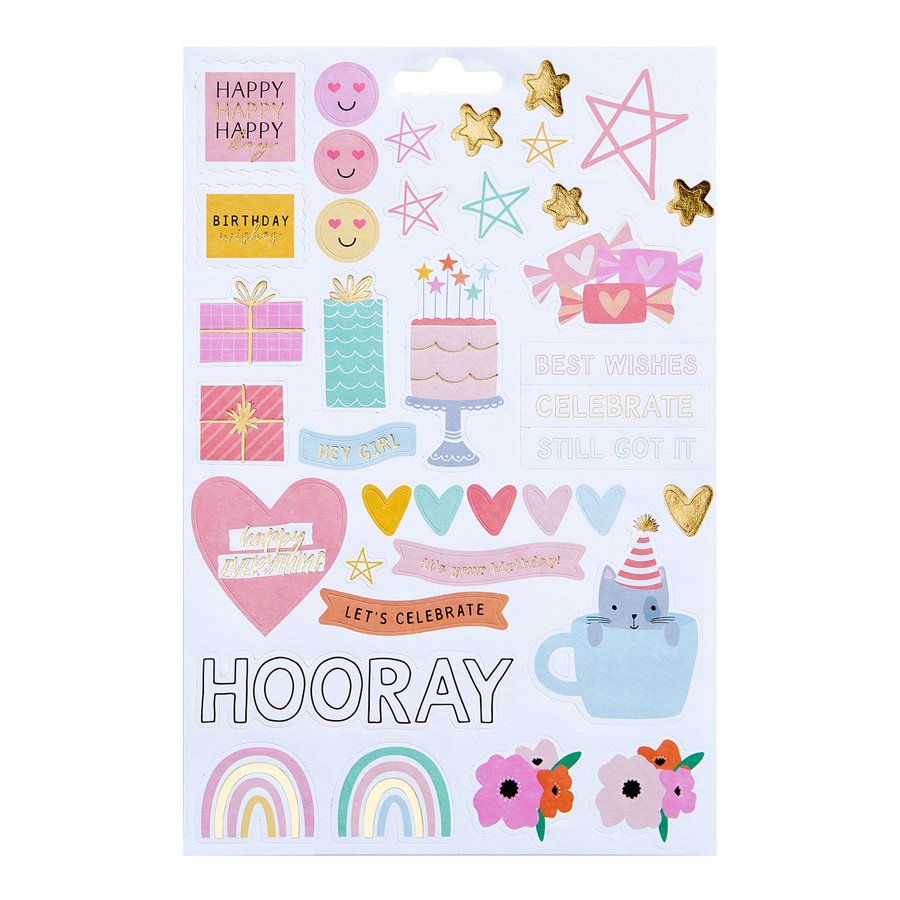 Birthday Celebration Sticker Pack by Spellbinders