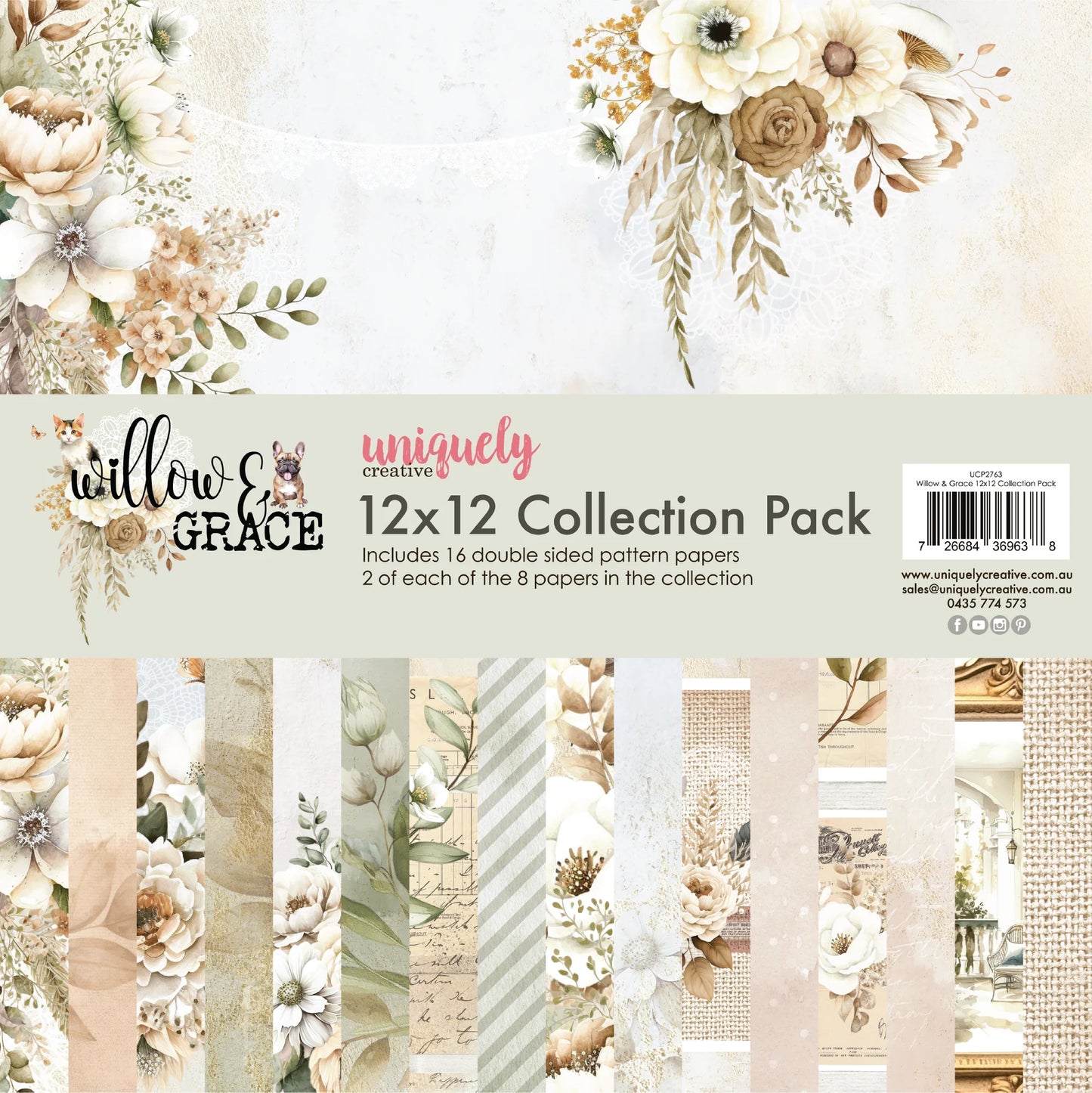 Willow and Grace - 12x12 Paper Collection Pack