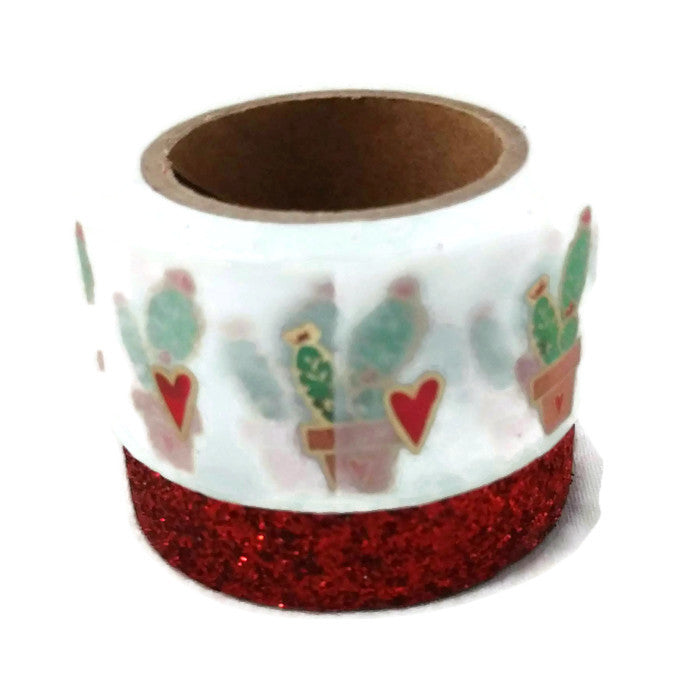 Valentine Cactus Washi Tape