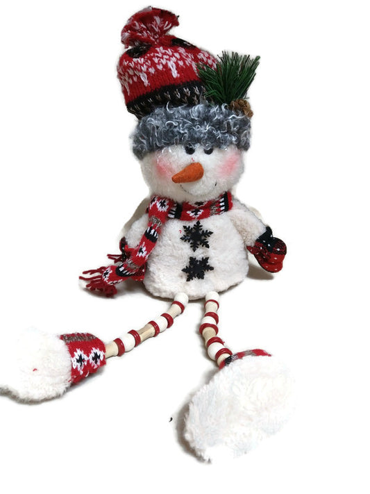 Ruby McBlitz Snowman Button Leg