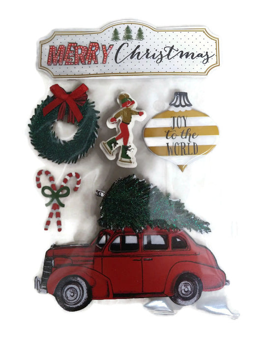 12 Days of Christmas 3d Sticker