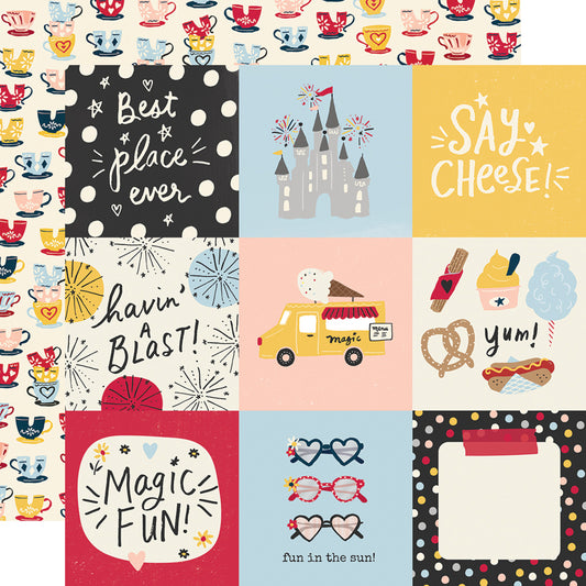 Say Cheese Main Street 4x4 Scrapbook Paper