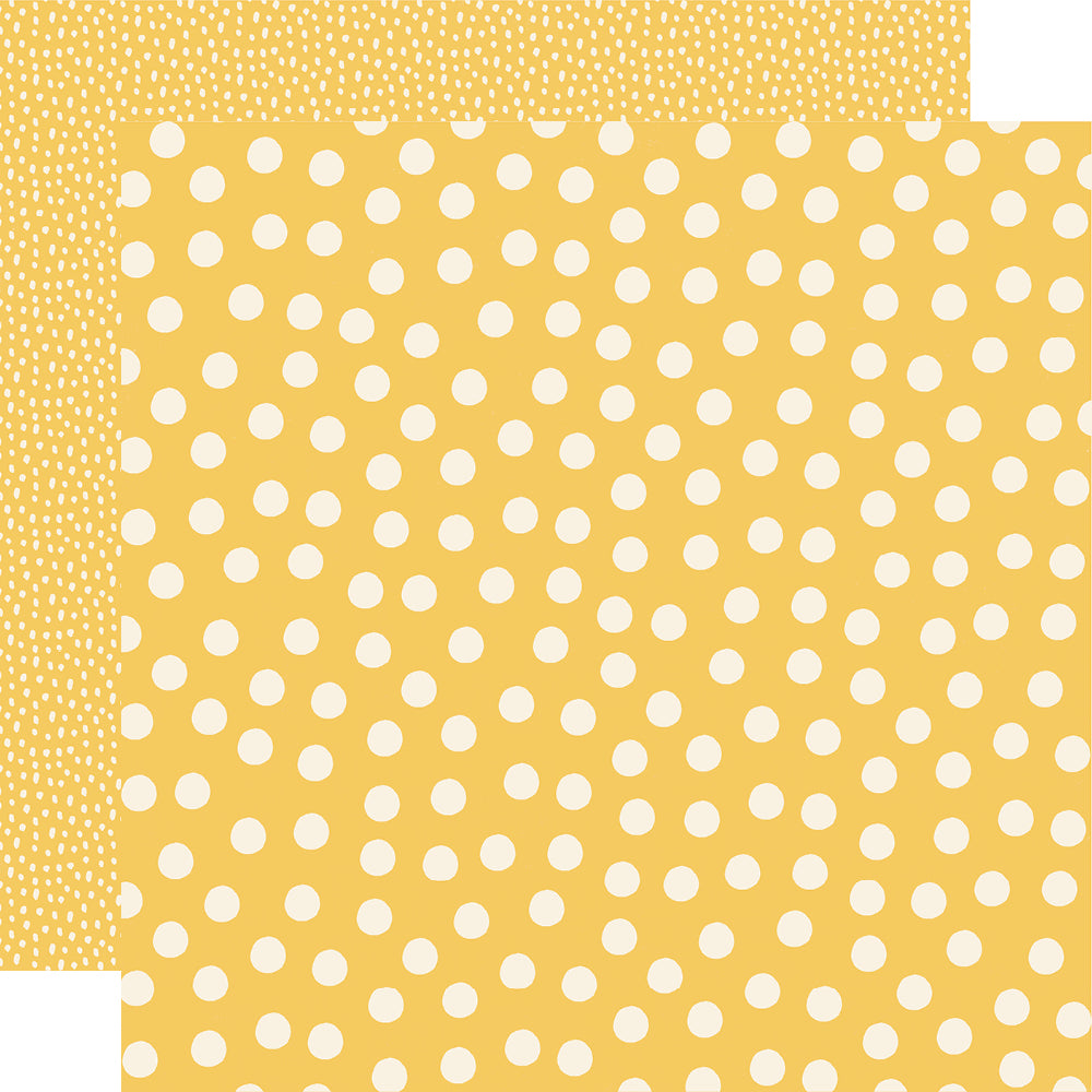 Say Cheese Main Street Yellow Polka Dot Paper