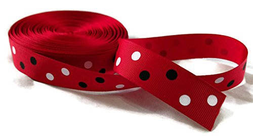 Disney Polka Dot Ribbon Mickey Mouse Colors 7/8 Inch