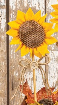 Sunflower Floral Pick Decor