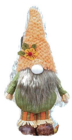 Harvest Flower Gnome Tabletop Decor - Boy