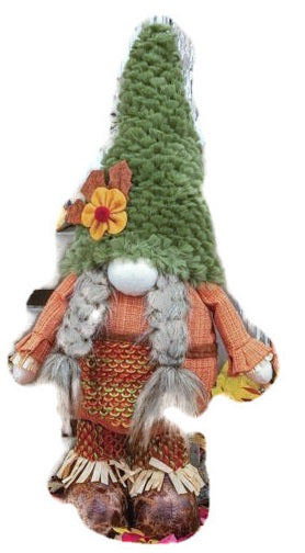 Harvest Flower Gnome Decor