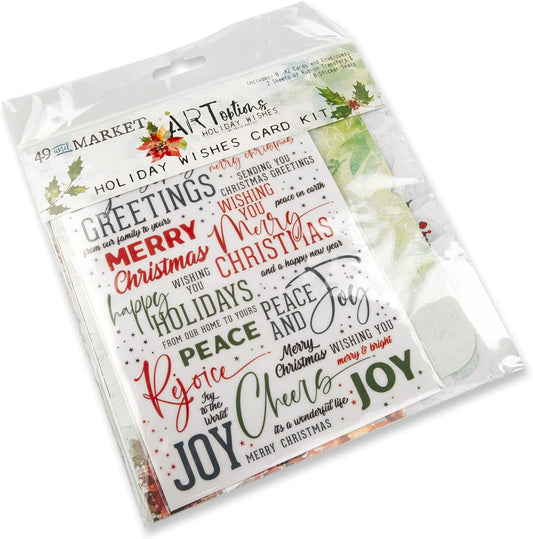 49 and Market Holiday Wishes Card Kit