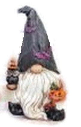 Halloween Toady Witch Gnome Figure