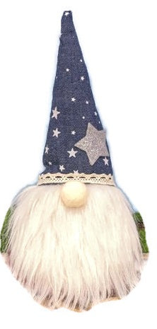 Patriotic Gnome Tabletop Decor - Blue Stars