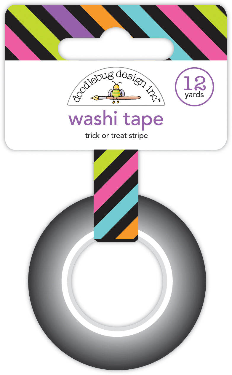 Trick or Treat Stripe Halloween Washi Tape