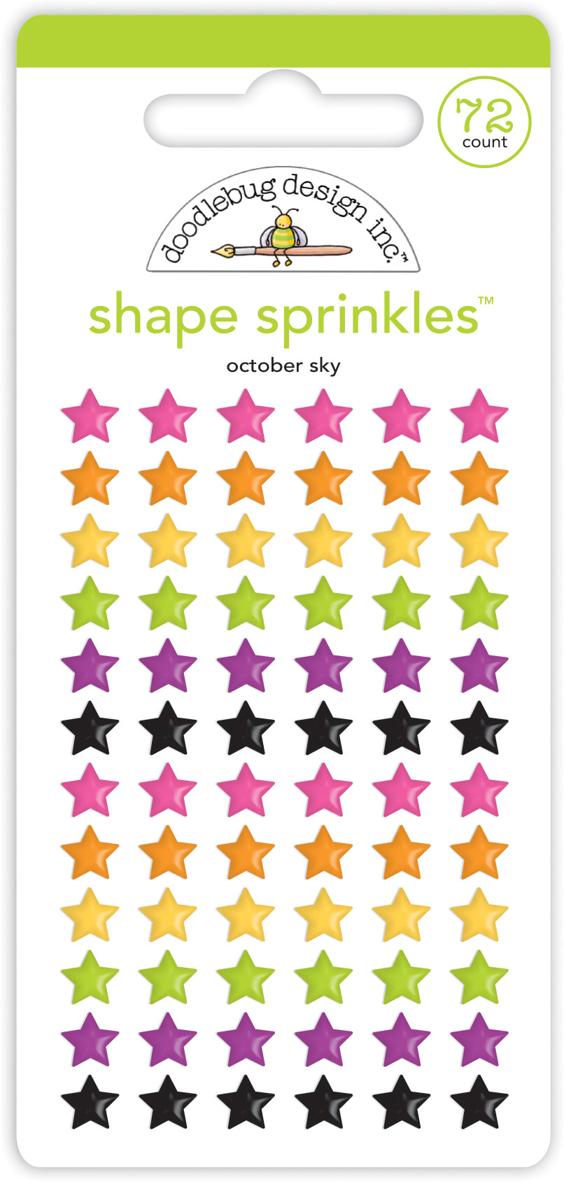 October Sky Star Shape Sprinkles by doodlebug