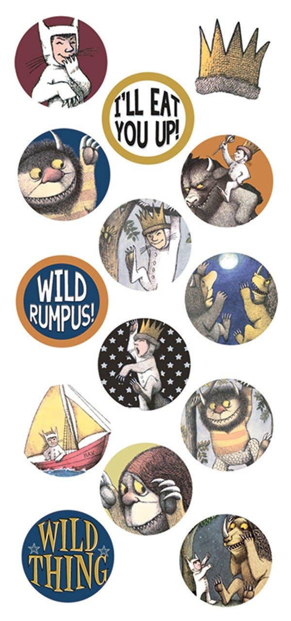 Where the Wild Things Are Puffy Stickers