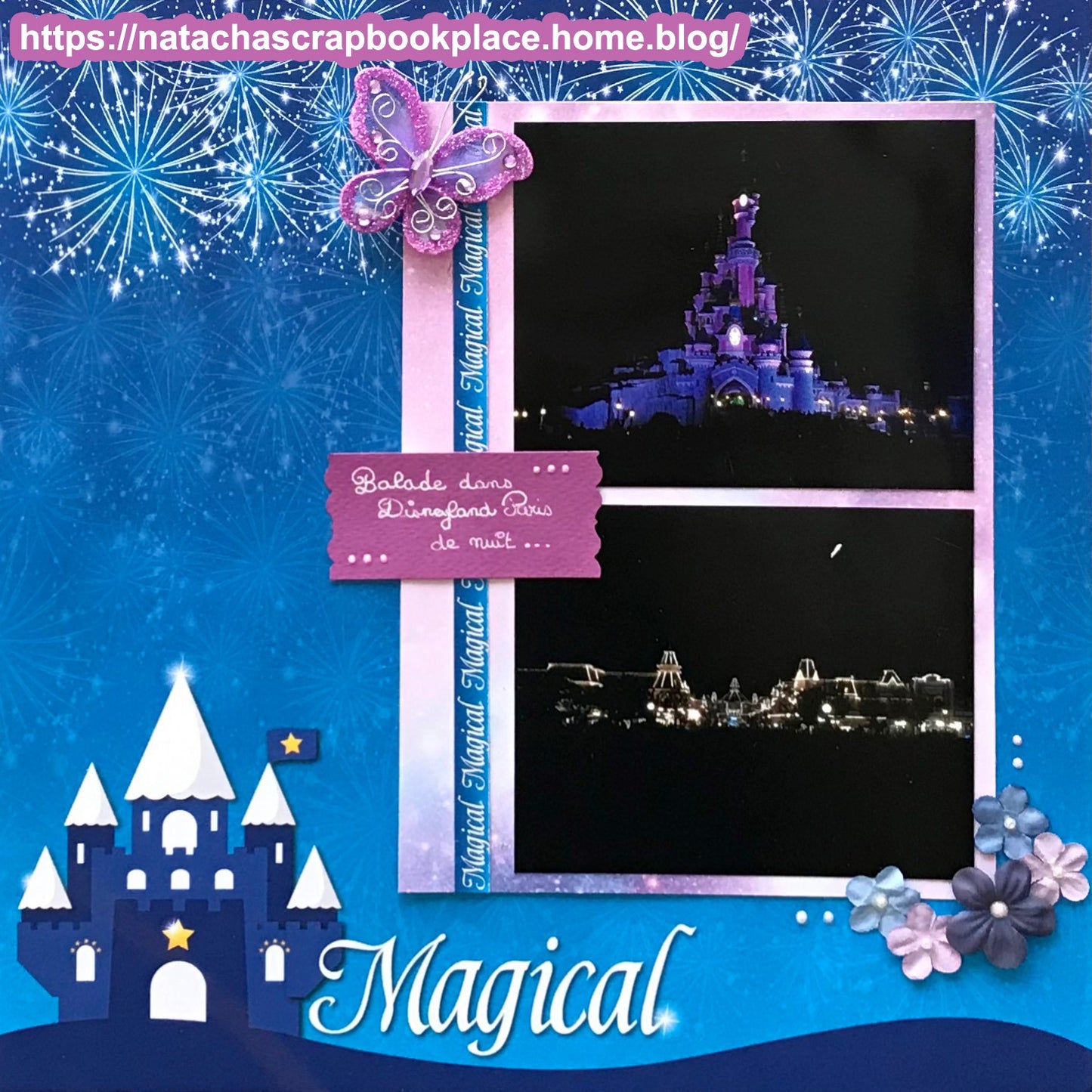 Magical - 12x12 Scrapbook Paper by Reminisce  - 5 Sheets