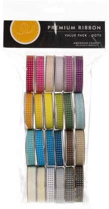 Polka Dot Ribbon Assortment by American Crafts