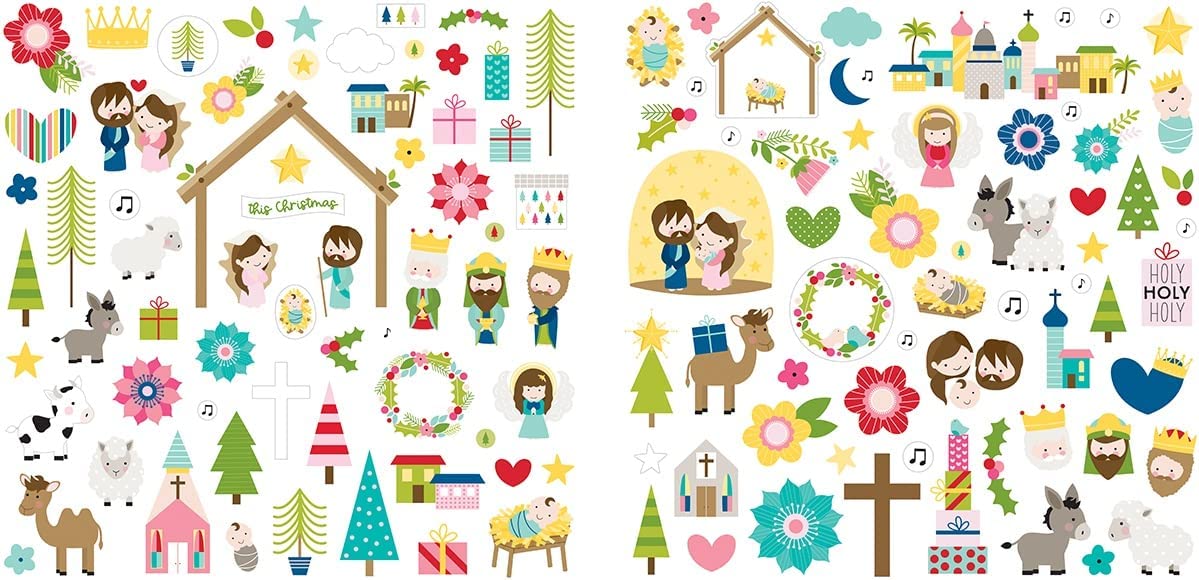 Let Us Adore Him Die Cut Icons Set