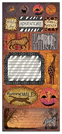 Untamed Animal Journal Stickers