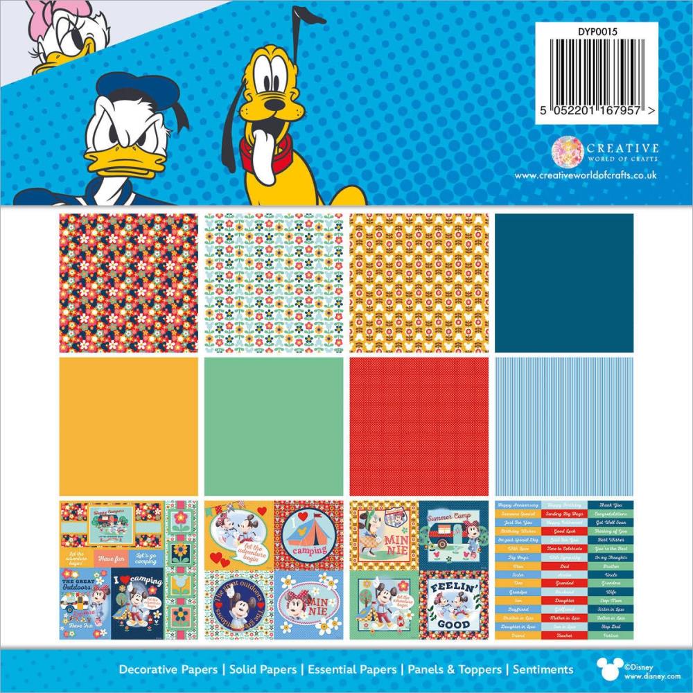 Disney Mickey and Friends Card Making Kit 8x8