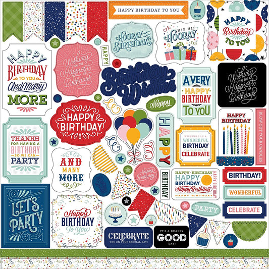 Birthday Salutations Stickers