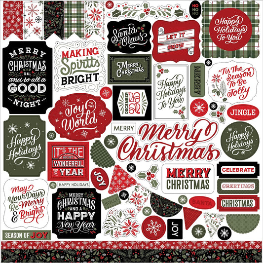 Christmas Salutations Stickers