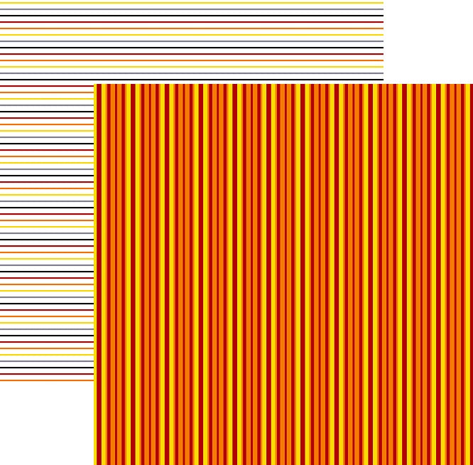 Firefighter Striped Scrapbook Paper