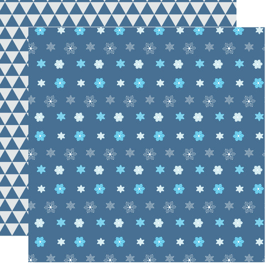 Snowflakes Ice Kingdom Scrapbook paper