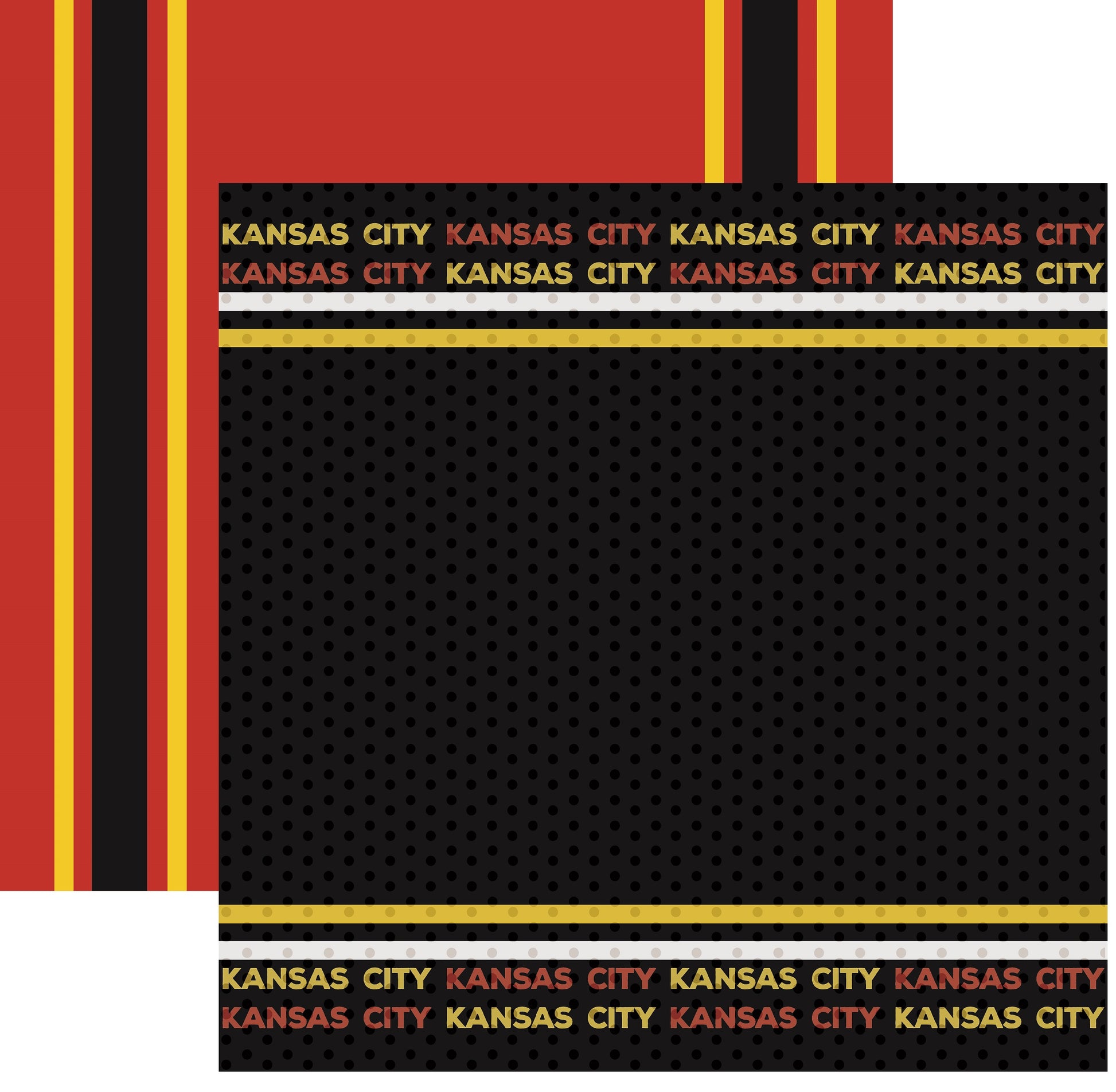 Kansas City Chiefs Scrapbook Paper