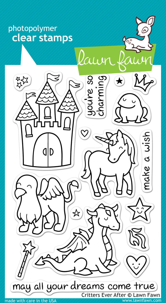 Lawn Fawn Critters Ever After Clear Stamp Set