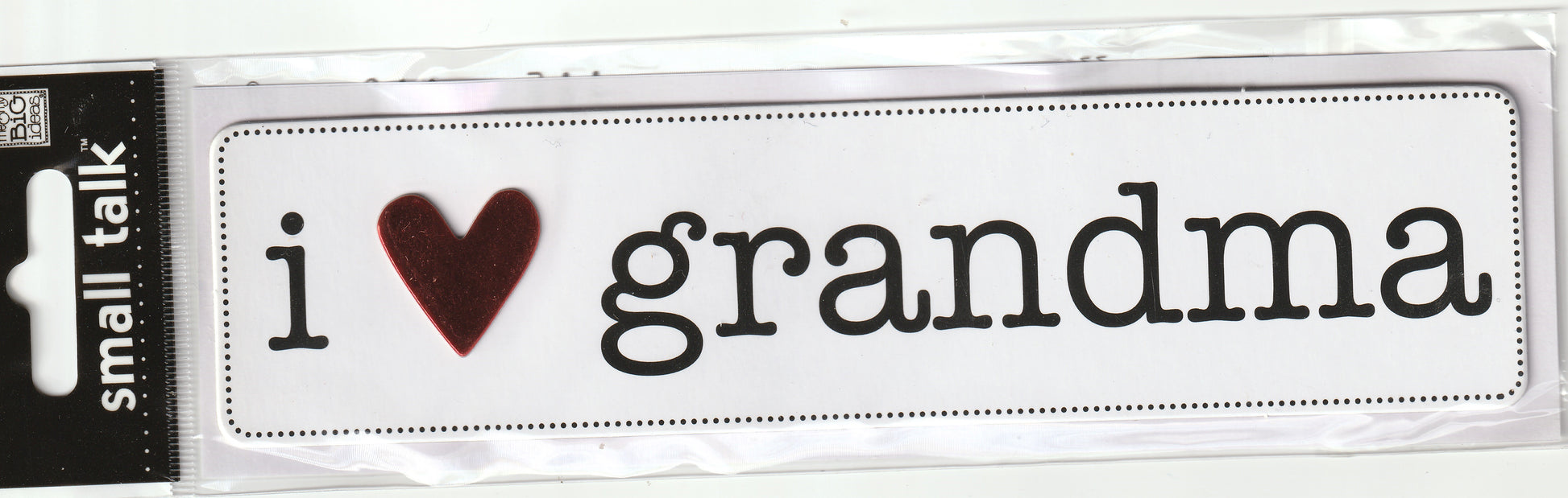 I Love Grandma Metal Sign Title Sticker