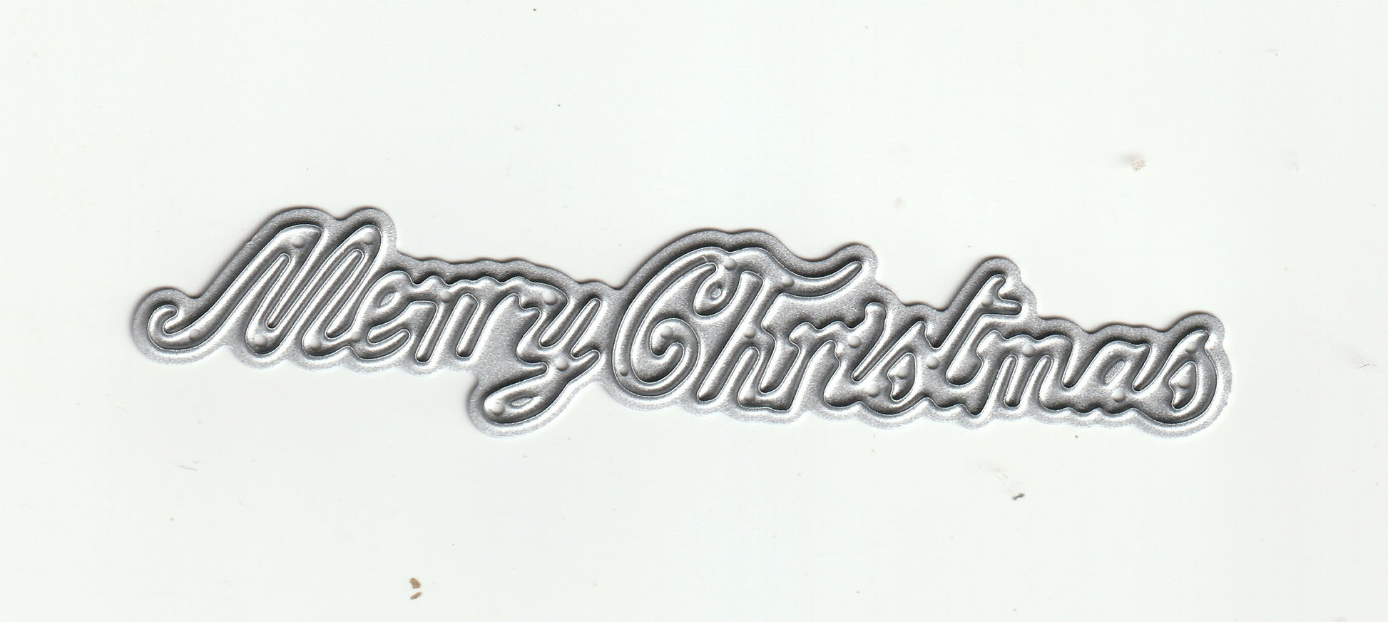 Merry Christmas Metal Cutting Die