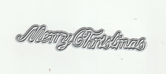 Merry Christmas Metal Cutting Die