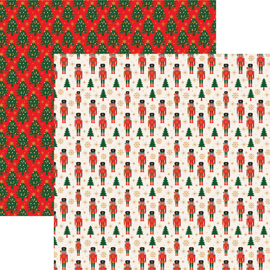 The Nutcracker Parade Scrapbook Paper