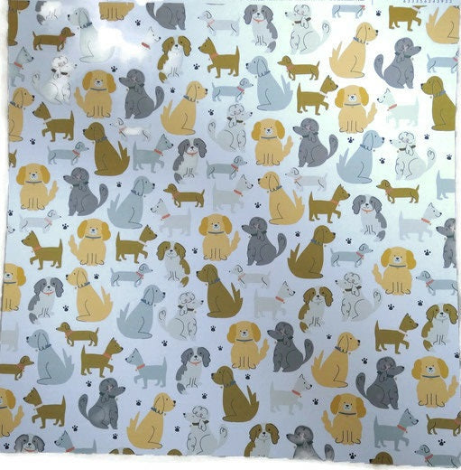 Dog Scrapbook Patterned Paper