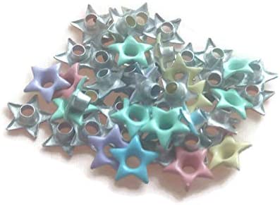 Pastel Colors Star Eyelets