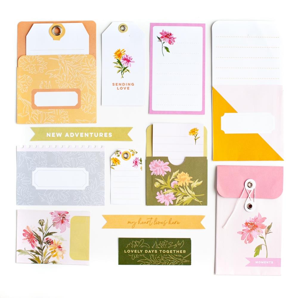 Pink Fresh Chrysanthemum Journal Bits