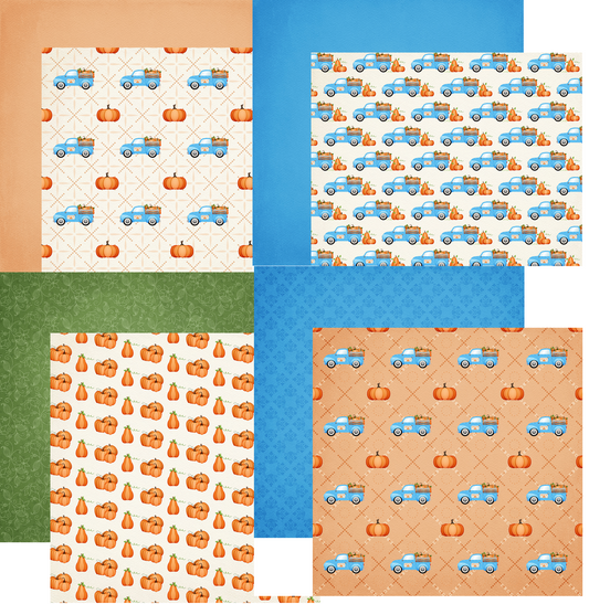 Pumpkin Patch Truck Papers Set