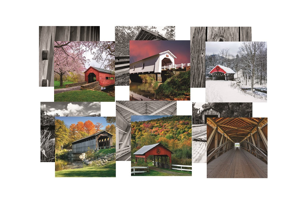 Reminisce Covered Bridges Scrapbook Paper