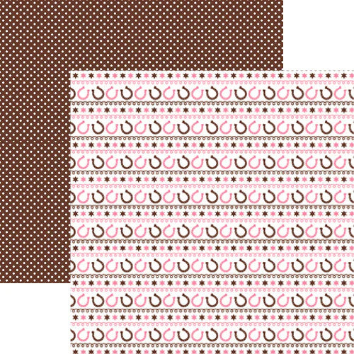 Reminisce Cowgirl Up Scrapbook paper