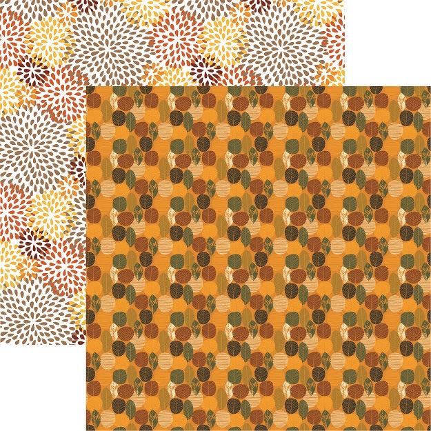 Thankful Fall Into Fall Scrapbook Paper