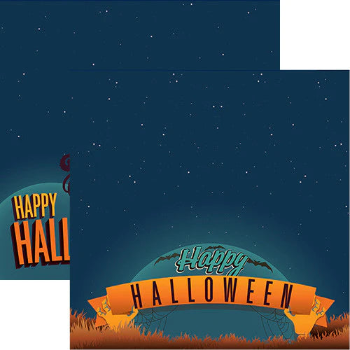 Reminisce Happy Halloween Scrapbook Paper